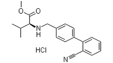 N-[(2'-Cyano[1,1'-biphenyl]-4-yl)methyl]-L-valinmethylesterhydrochlorid 482577-59-3