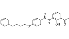 3′-[4-(4-fenilbutoxi)benzoilamino]-2′-hidroxiacetofenona 136450-06-1
