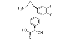 (1R,2S)-2-(3,4-դիֆտորոֆենիլ)ցիկլոպրոպանամինիում (2R)-հիդրօքսի(ֆենիլ)էթանոատ 376608-71-8